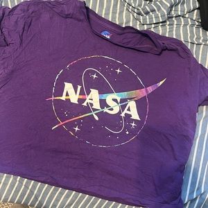 Womens large nasa crop top